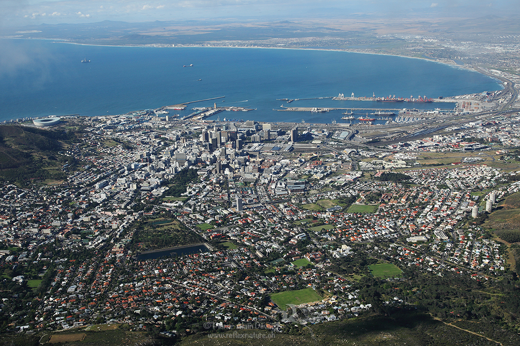 Cap Town depuis Table Mountain