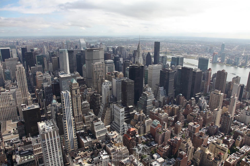 Panorama depuis l'Empire State Building - New-York - USA